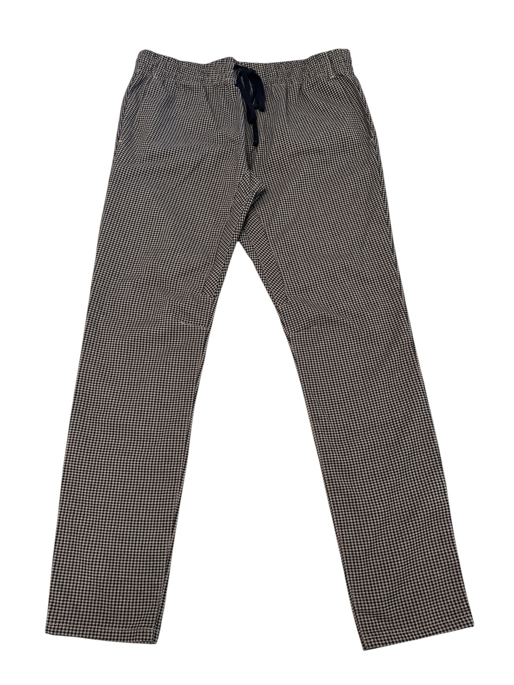 PacSun Brown Black Houndstooth Pattern Plaid Drawstring Joggers Men’s size L